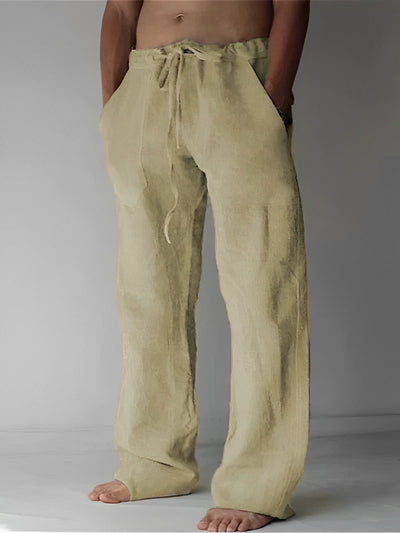 Garth - Leinen-Baggy-Hose für Herren