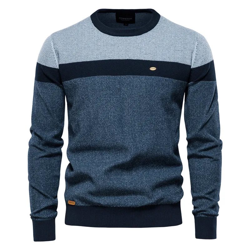 DIEGO™ Herren Rundhals Baumwollpullover – Komfortabel, Elegant