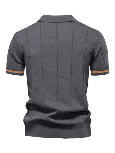Lukas | Das vielseitige Strickpolo für Männer