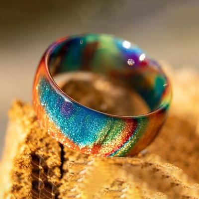 Vintage Multicolour Dune Ring