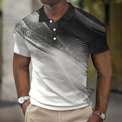 Emilio - Poloshirt mit Farbverlauf in modernem Design