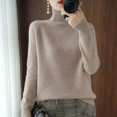 Elle&vire – stylischer rollkragenpullover