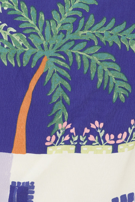 Nathalie Sommerset - Tropisch bedrucktes zweiteiliges Outfit mit entspannter Passform