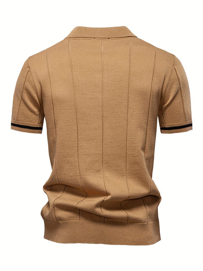 Lukas | Das vielseitige Strickpolo für Männer