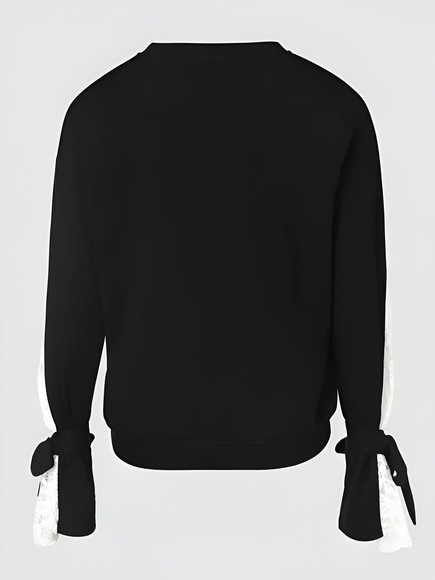 Beaumont | Elegantes T-Shirt mit floralen Spitze-Applikationen