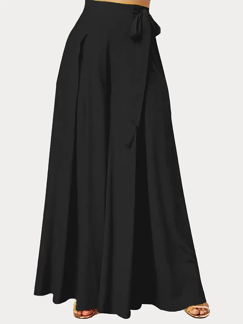 Hilma | Mühelos schicke Hose mit Bindeband und weitem Bein