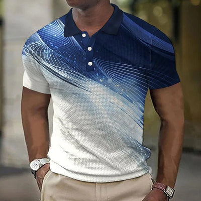 Emilio - Poloshirt mit Farbverlauf in modernem Design