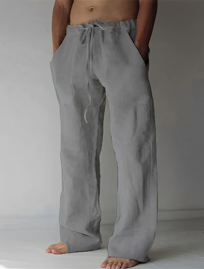 Garth - Leinen-Baggy-Hose für Herren