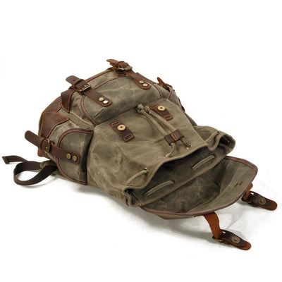 BADEN | Leinen Wanderrucksack