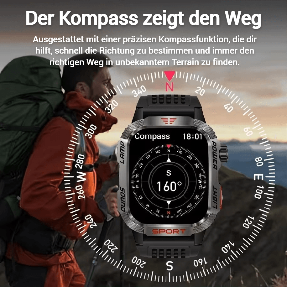 SPORT™ - MILITÄR SMARTWATCH