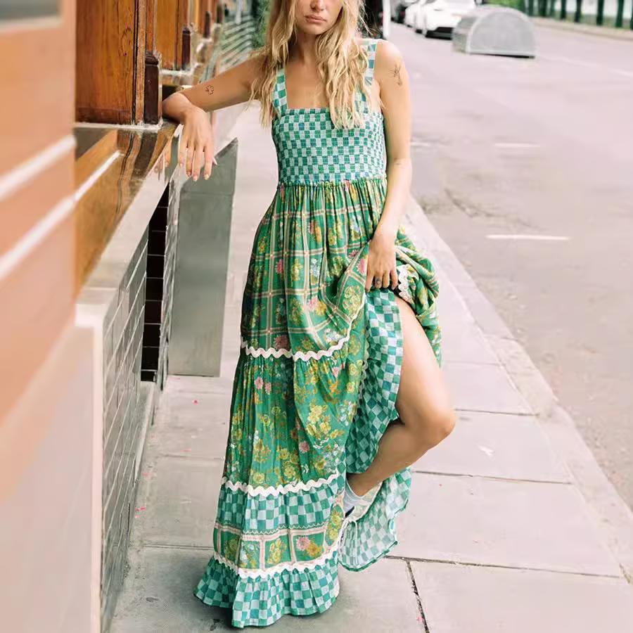 Boho Maxikleid für Frauen - Caelithae
