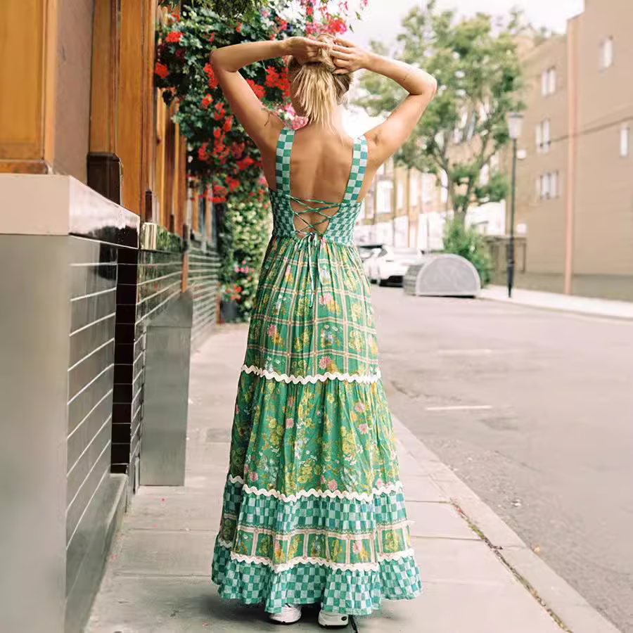 Boho Maxikleid für Frauen - Caelithae