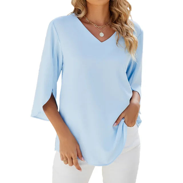 Anna | V-Ausschnitt Bluse