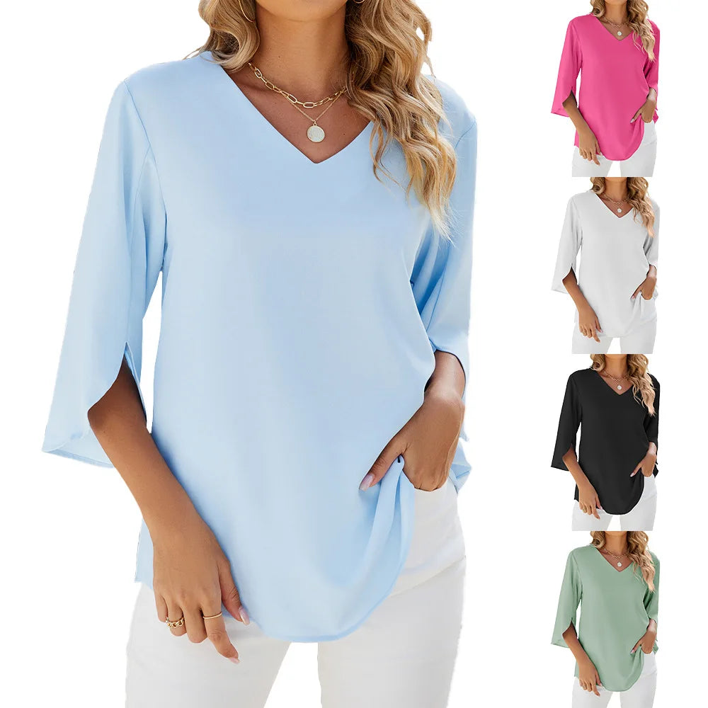 Anna | V-Ausschnitt Bluse