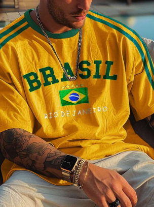 Diego - T-Shirt mit Brasilien-Aufdruck