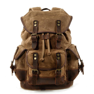 BADEN | Leinen Wanderrucksack