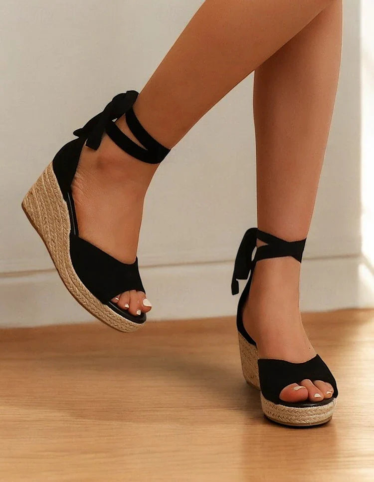 Severine – Boho-Keilsandalen für stilvolle Sommermomente