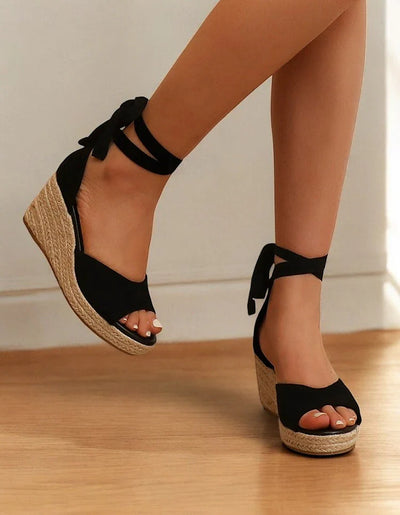 Severine – Boho-Keilsandalen für stilvolle Sommermomente