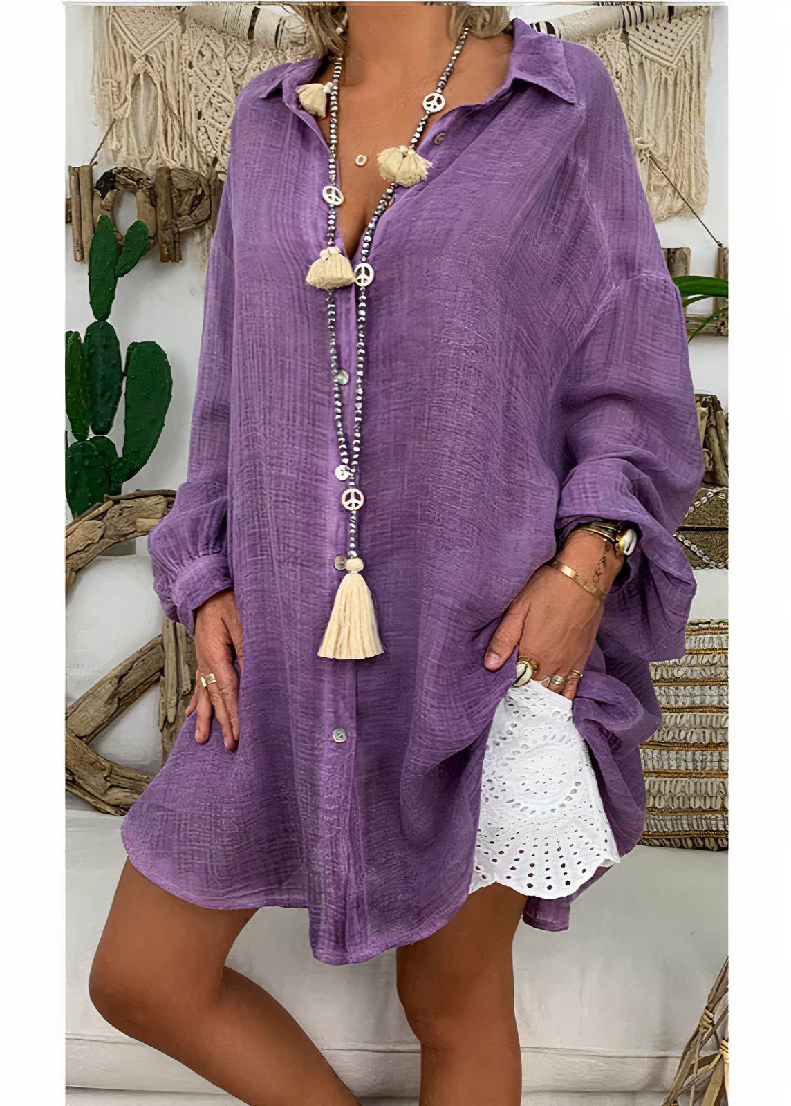 Lässiges Sommerhemd für Frauen - Tatjana