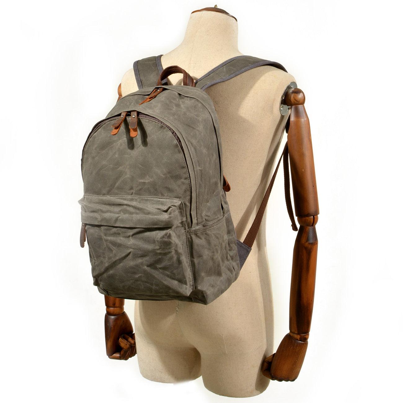 AMSTERDAM | Vintage Canvas Rucksack