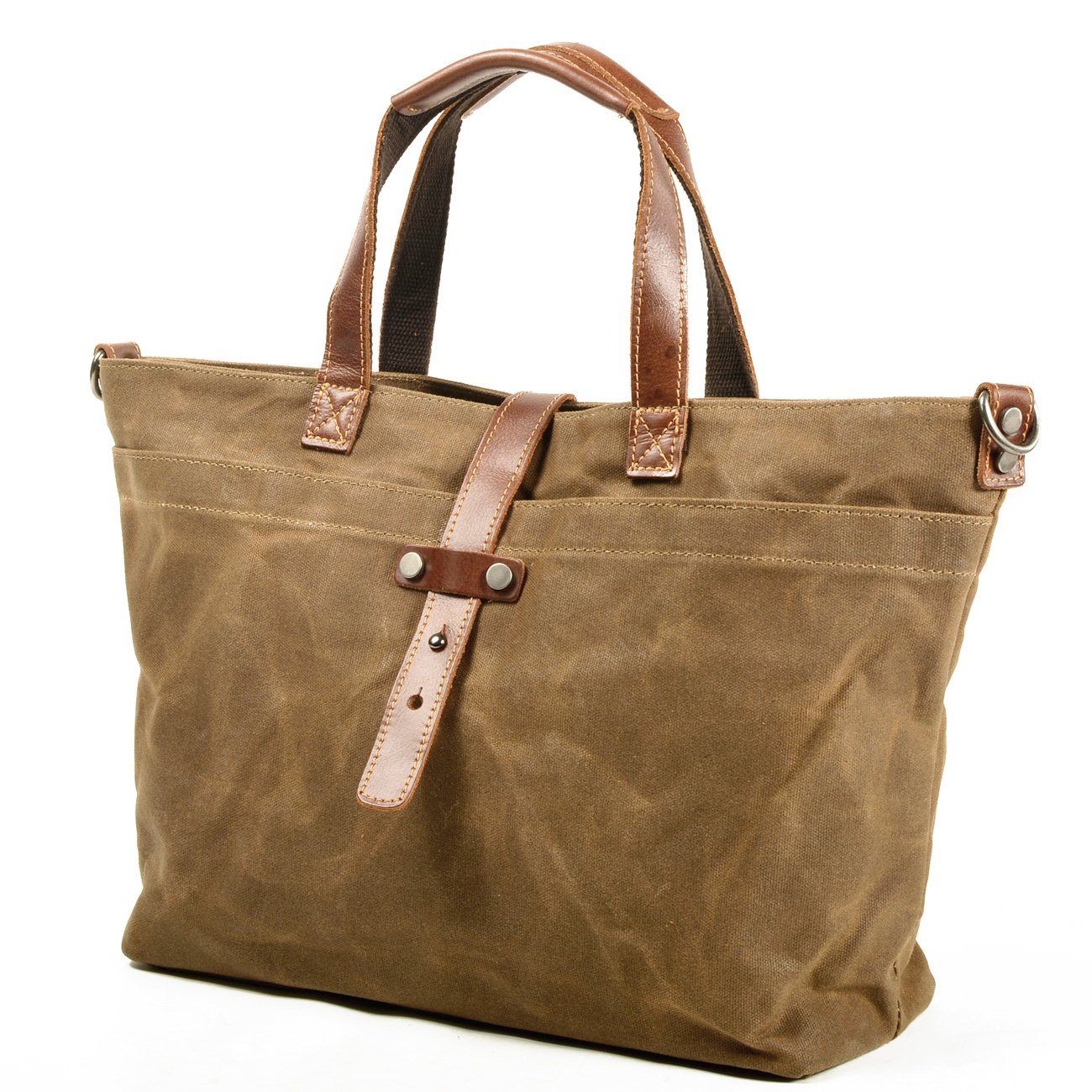Dayton™ Vintage Schultertasche Aus Langlebigem Canvas & Leder – Unisex Mit Verstellbarem Gurt