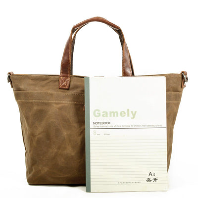 Dayton™ Vintage Schultertasche Aus Langlebigem Canvas & Leder – Unisex Mit Verstellbarem Gurt