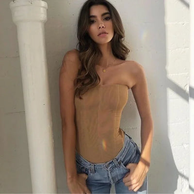 Martina - Chiffon-Korsett-Top