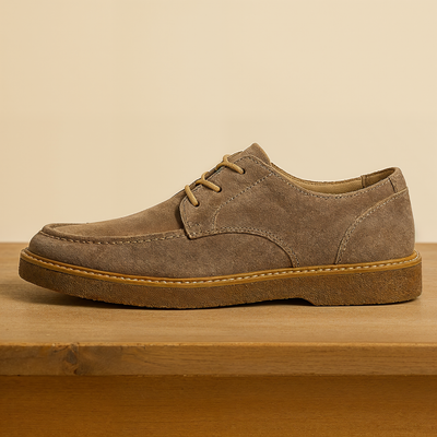 Harper™ Mokassin-Sneaker Aus Wildleder Mit Gummisohle - Smart Casual Stil In Taupe