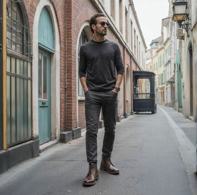 Bravaro™ Urban Combat Stiefel – Hochwertige Synthetik, Robuste Gummisohle, Komfortabel & Stilvoll