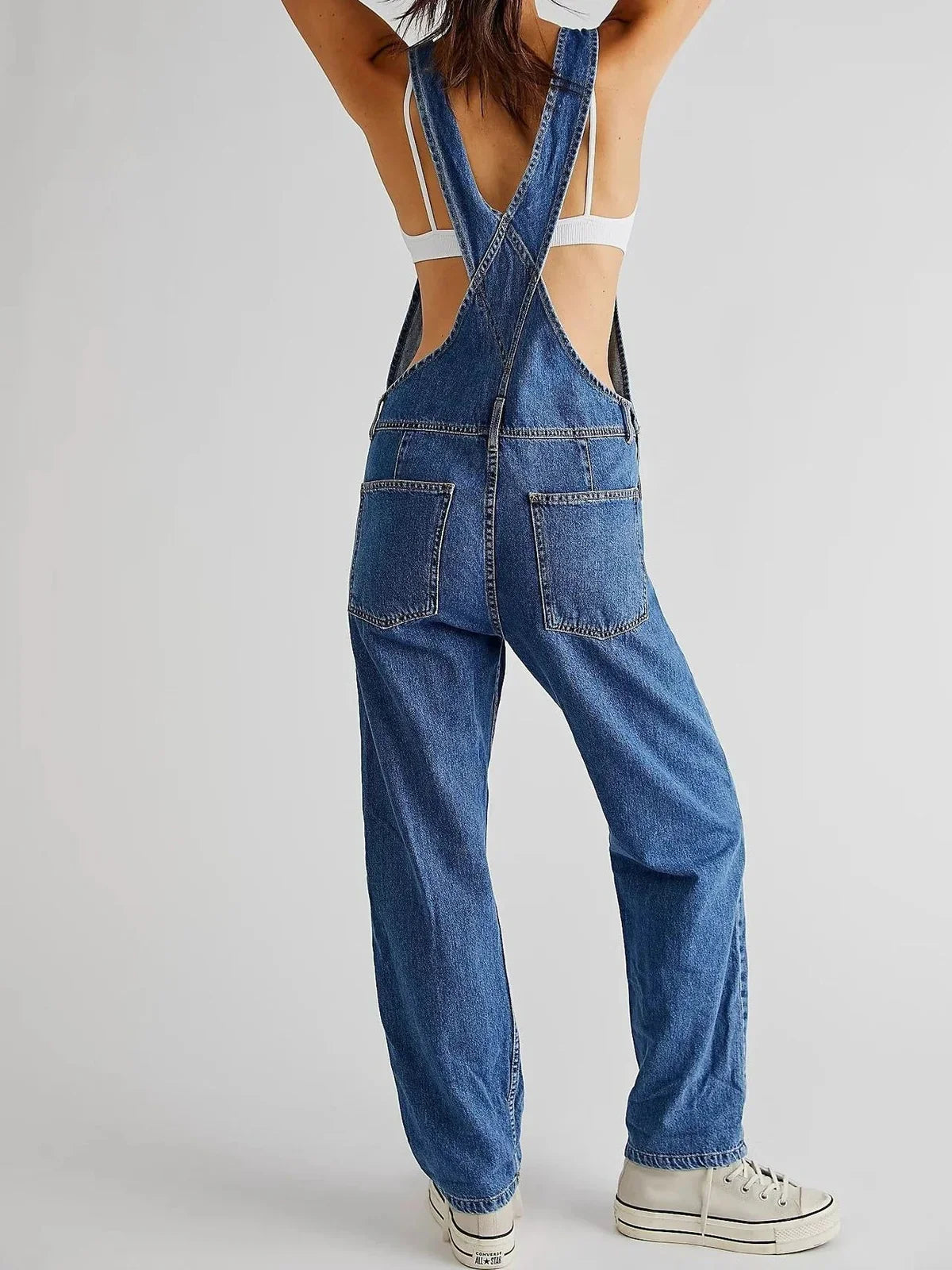Shaira - Klassischer Denim-Overall in entspannter Passform