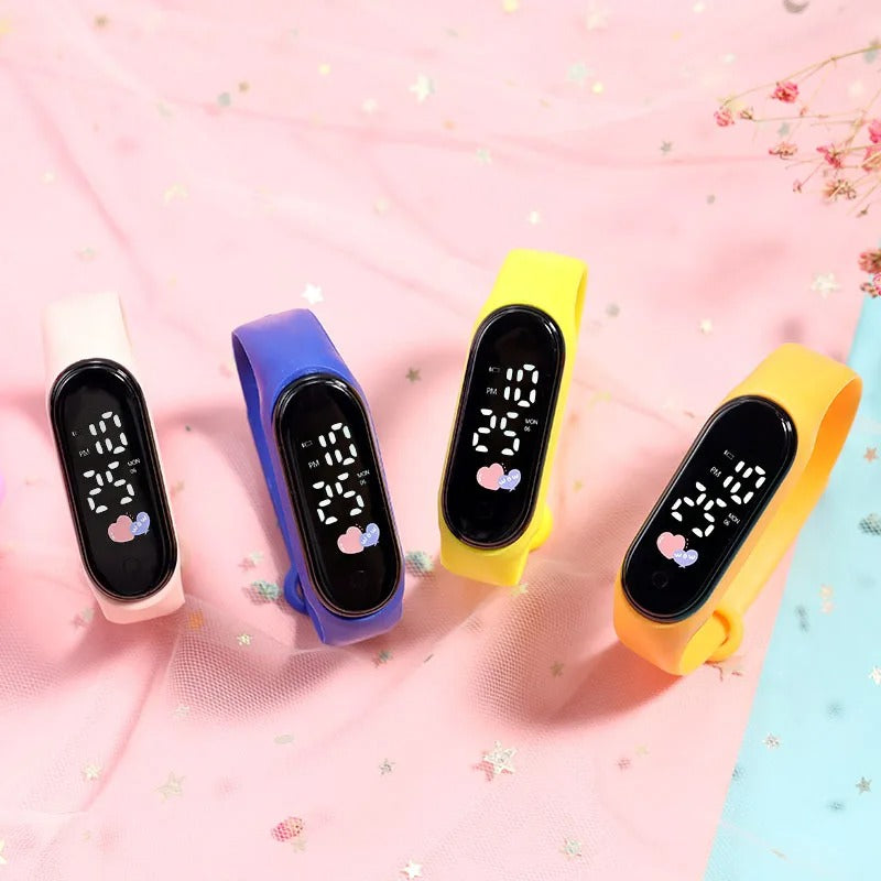 Jayline 3Bar Wasserfeste Digitaluhr Mit Silikonband, Ovales Gehäuse, Robuste Konstruktion