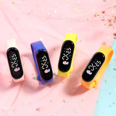 Jayline 3Bar Wasserfeste Digitaluhr Mit Silikonband, Ovales Gehäuse, Robuste Konstruktion