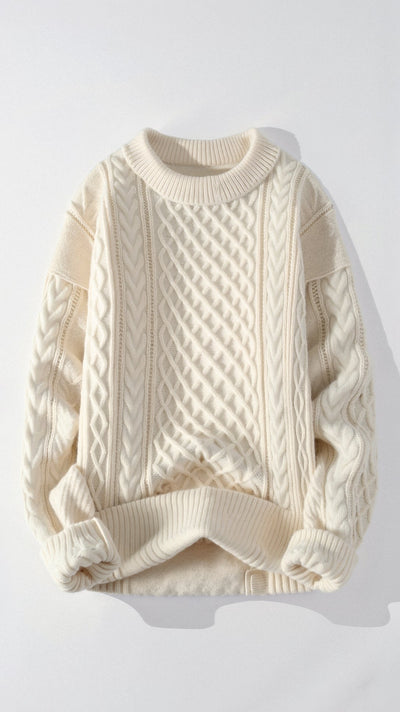 Abdal Kabelstrickpullover