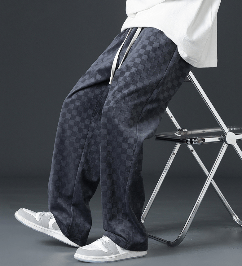 Alford Kordelzughose mit Karomuster