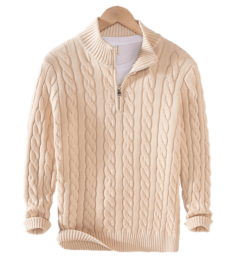 Anton Kabelstrickpullover