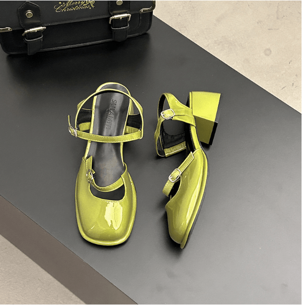 Chesa Vintage Blockabsatz-Sandalen