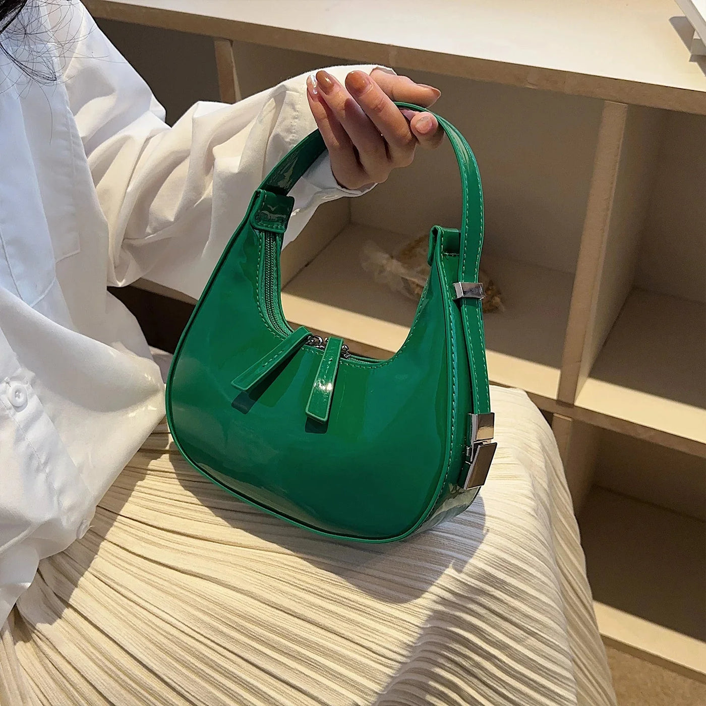 Chloe Leder-Hobo-Tasche