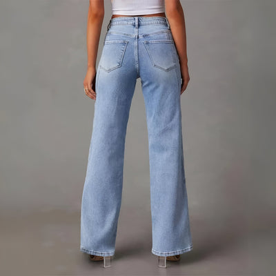 Dorothea Jeans mit geradem Schnitt