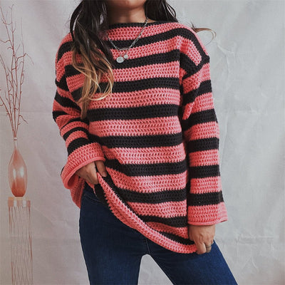 Freya Gestreifter Strickpullover