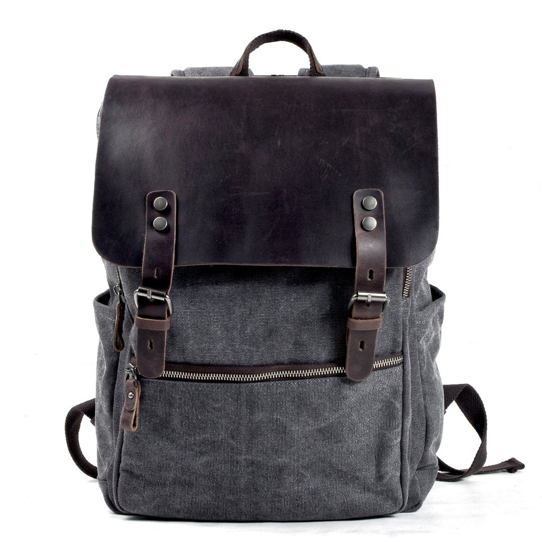 Gaston Vintage-Rucksack aus Canvas