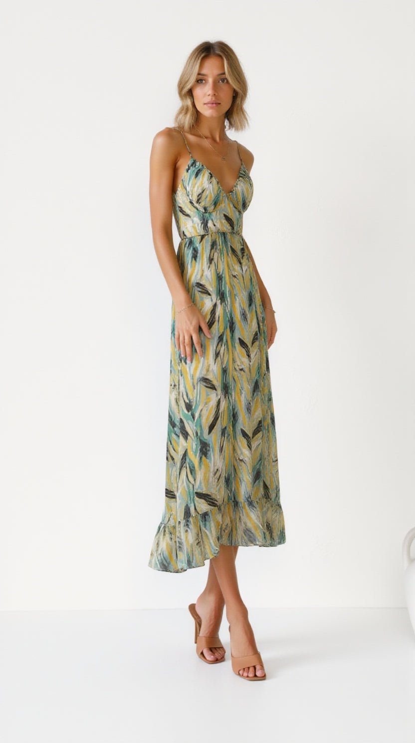 Hanne Ärmelloses Kleid mit Blumendruck