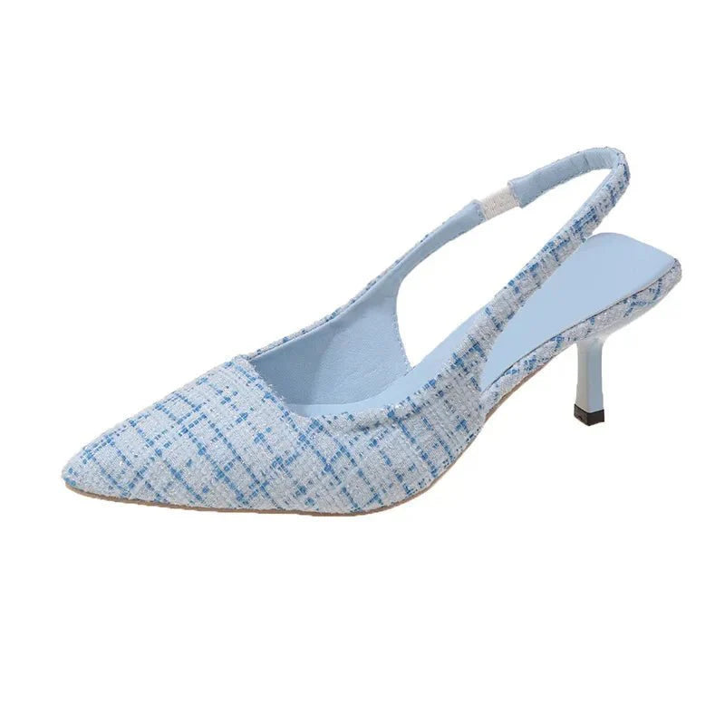 Judith Spitz Zulaufende Slingback-Absätze
