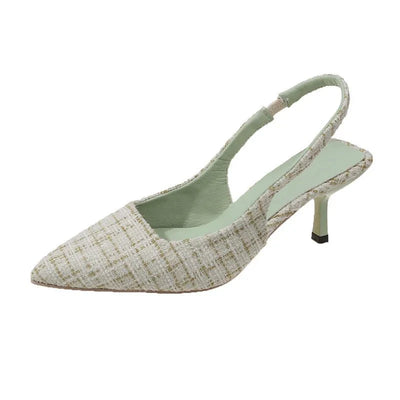 Judith Spitz Zulaufende Slingback-Absätze