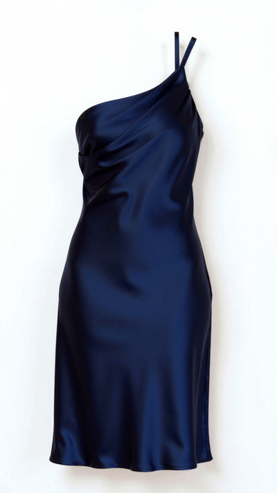 Louise One-Shoulder Midikleid