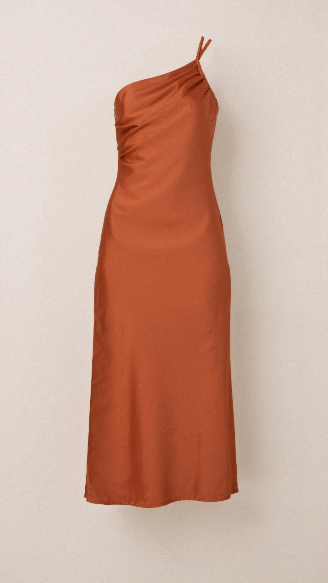 Louise One-Shoulder Midikleid