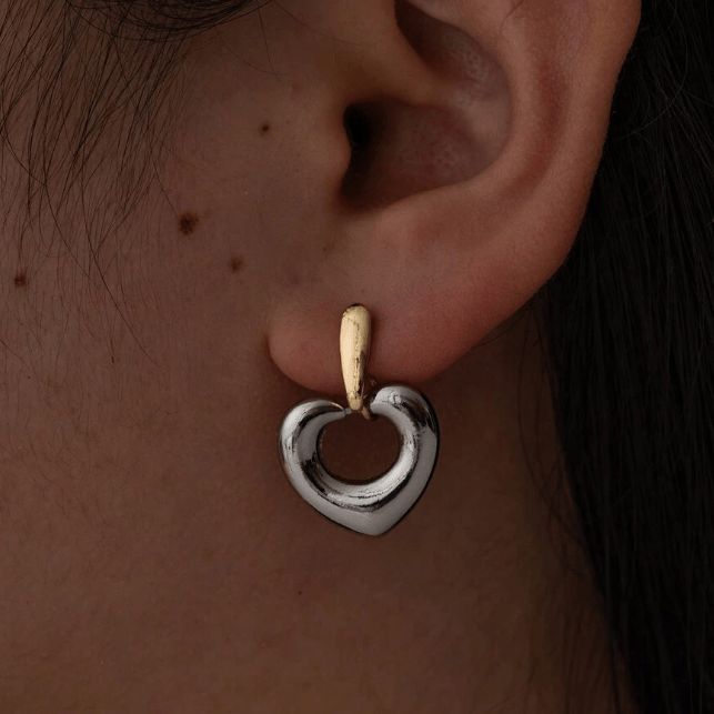 Micara - Hearty Hoops - Ohrringe