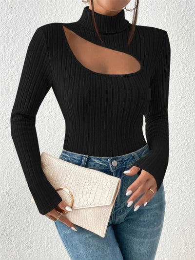 Ofelia Rollkragenpullover mit Hohlbrust