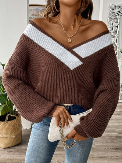 Raquel Strickpullover mit überschnittenen Schultern