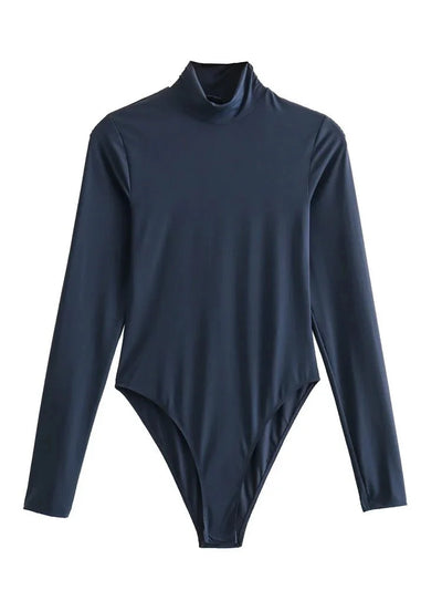 Shiloh Langärmeliger Rollkragen-Bodysuit