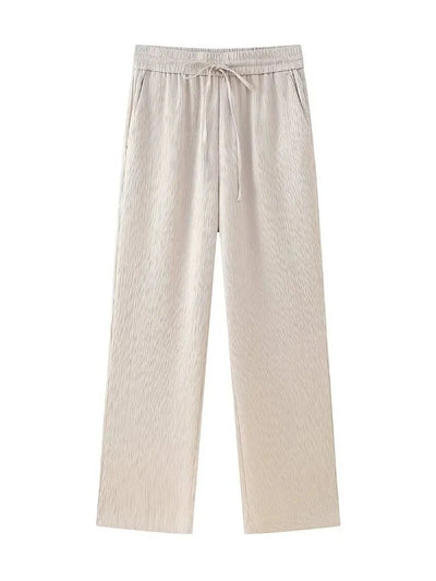 Trixia Lose Blazer und Hosen-Set